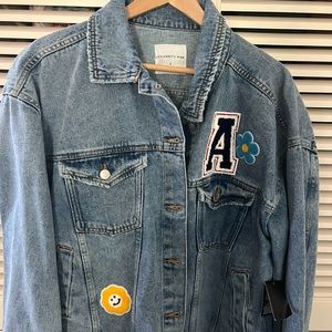 Brand new denim jacket. Large